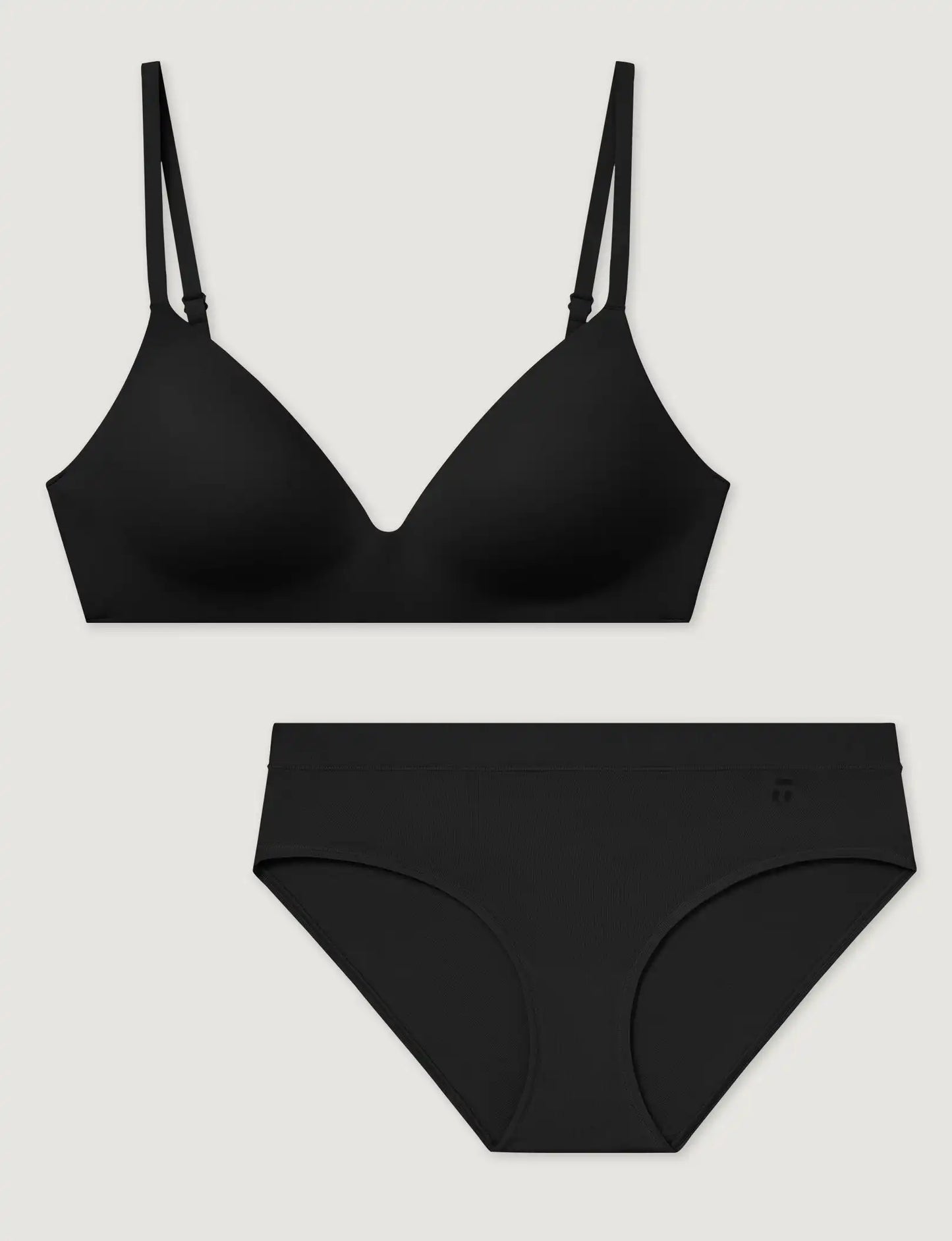 Second Skin Wireless T-Shirt Bra & Brief Set