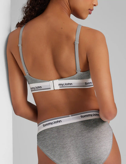 Signature Cotton Triangle Bralette