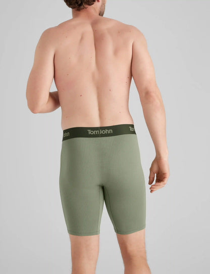 Second Skin Luxe Rib Boxer Brief 8"