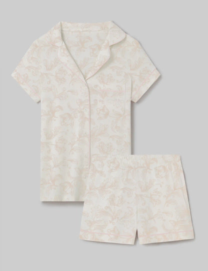 Women's Downtime Pajama Top & Short Set