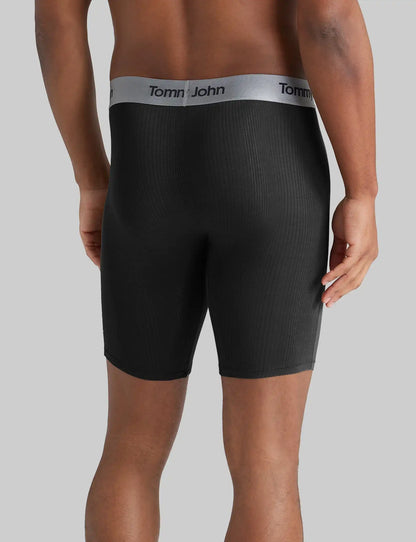 Second Skin Luxe Rib Boxer Brief 8"