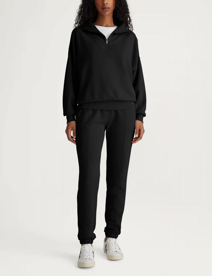 Women's Luxe Traveler Knit Quarter Zip & Jogger Set