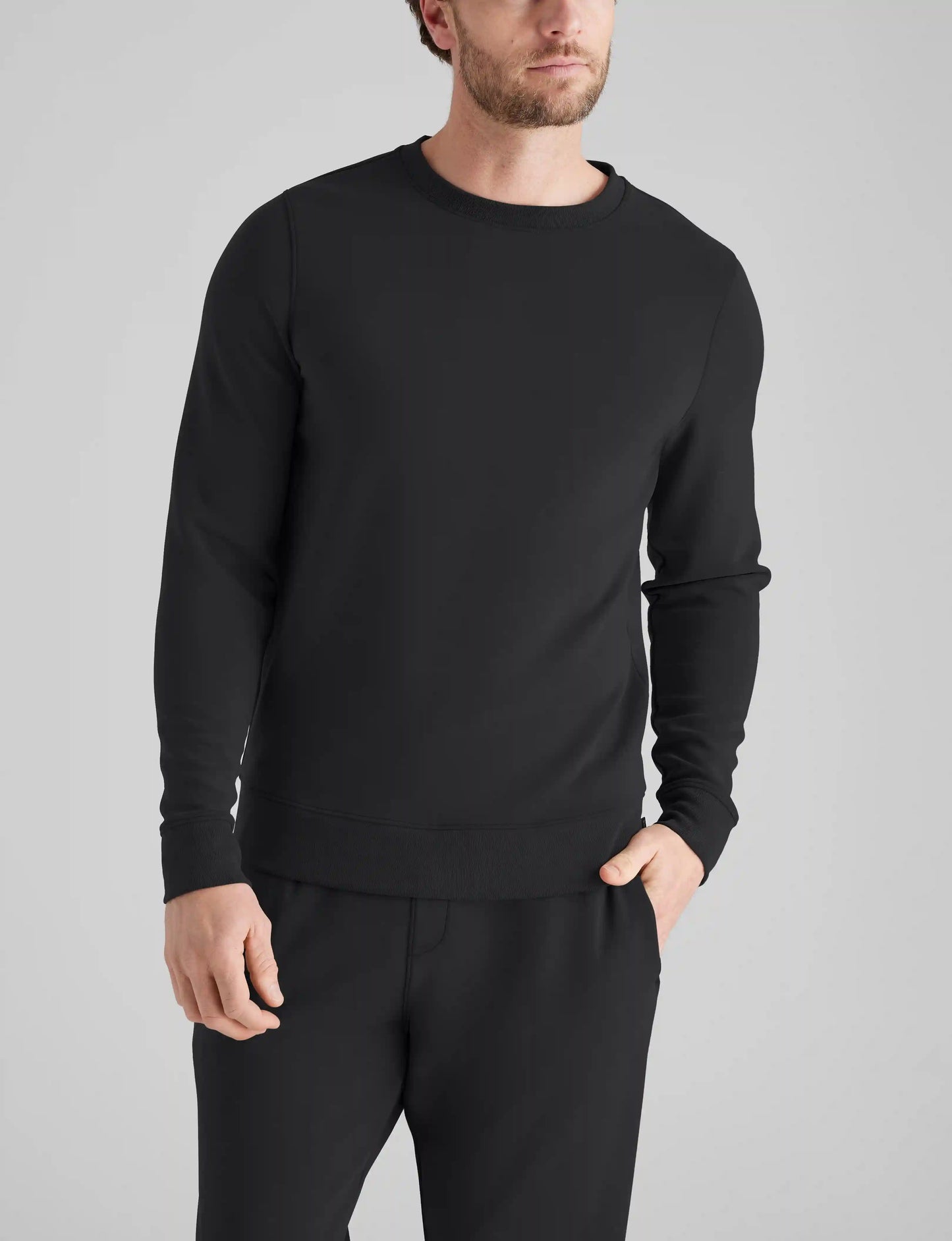 Luxe Traveler Knit Long Sleeve Crew Neck