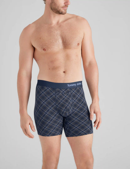 Cool Cotton Mid-Length Boxer Brief 6"