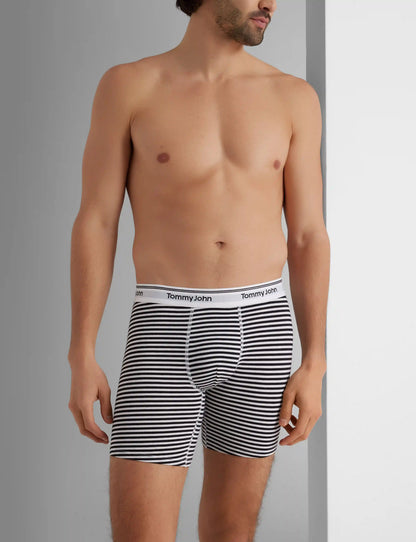 Signature Cotton Mid-Length Boxer Brief 6"