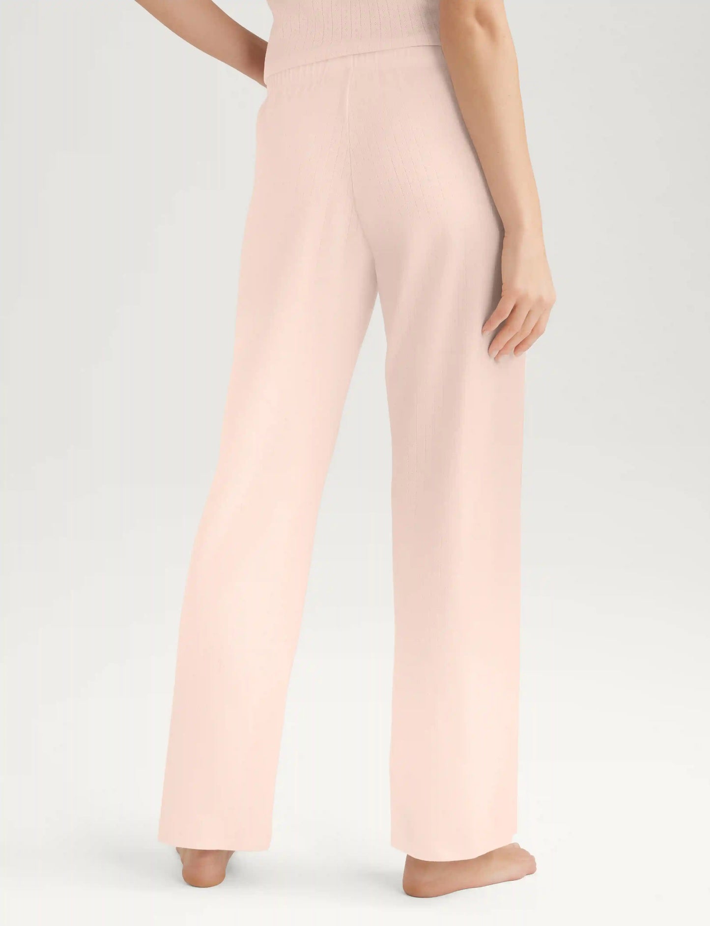 Women's Cotton Pointelle Rib Pant