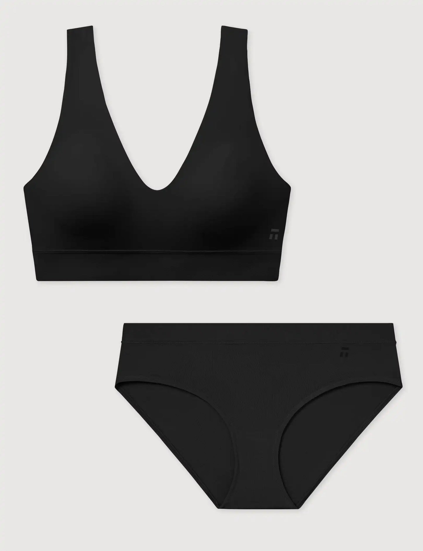 Second Skin Pullover V-Neck Bra & Brief Set