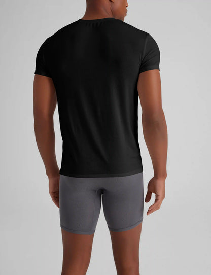 Second Skin High V-Neck Modern Fit Undershirt (3-Pack)