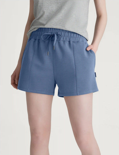 Women's Micro Rib Tank & Luxe Traveler Knit Short Set