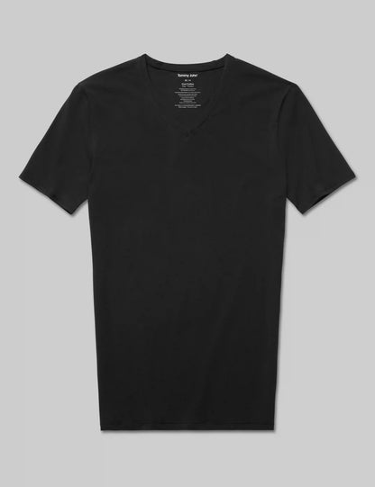 Cool Cotton High V-Neck Stay-Tucked Undershirt