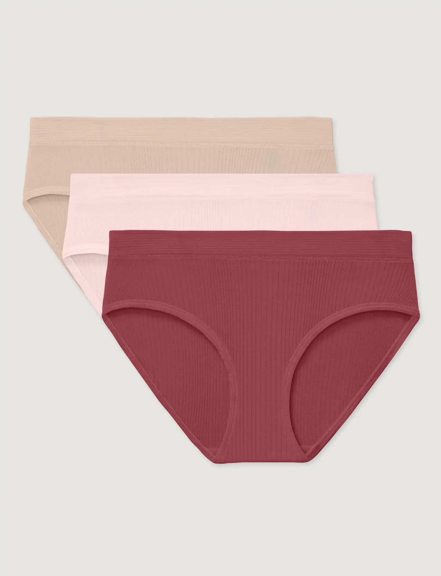 Women's Second Skin Luxe Rib Brief (3-Pack)