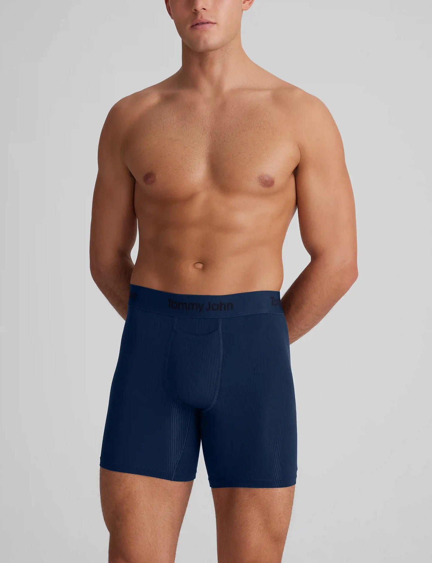 Second Skin Luxe Rib Mid-Length Boxer Brief 6" (3-Pack)