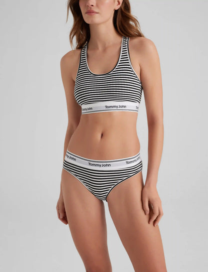 Signature Cotton Scoop Bralette