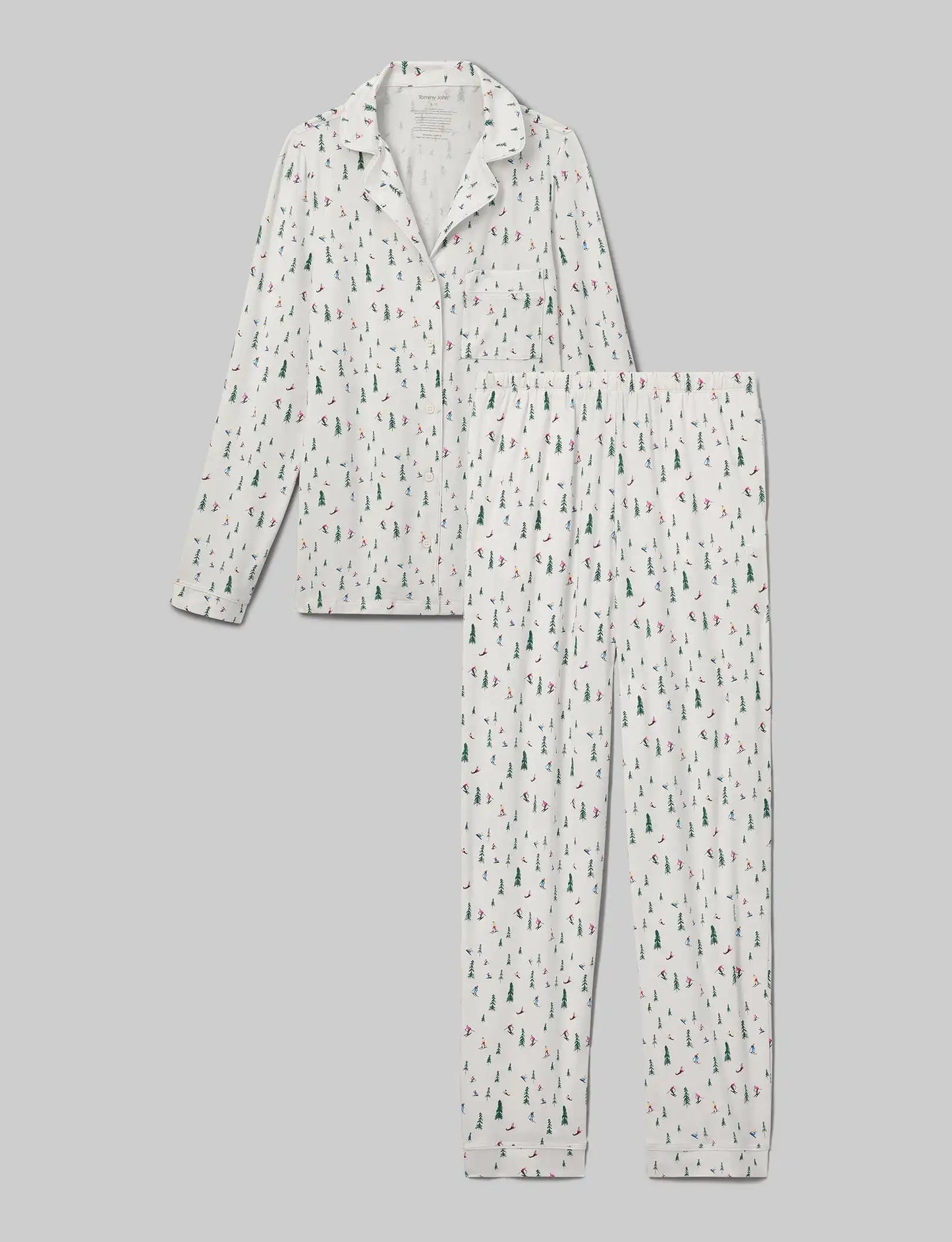 Women's Downtime Long Sleeve Pajama Top & Pant Set