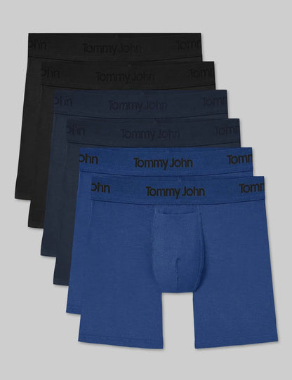Second Skin Mid-Length Boxer Brief 6" (6-Pack)