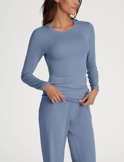 Women's Micro Rib Long Sleeve Tee