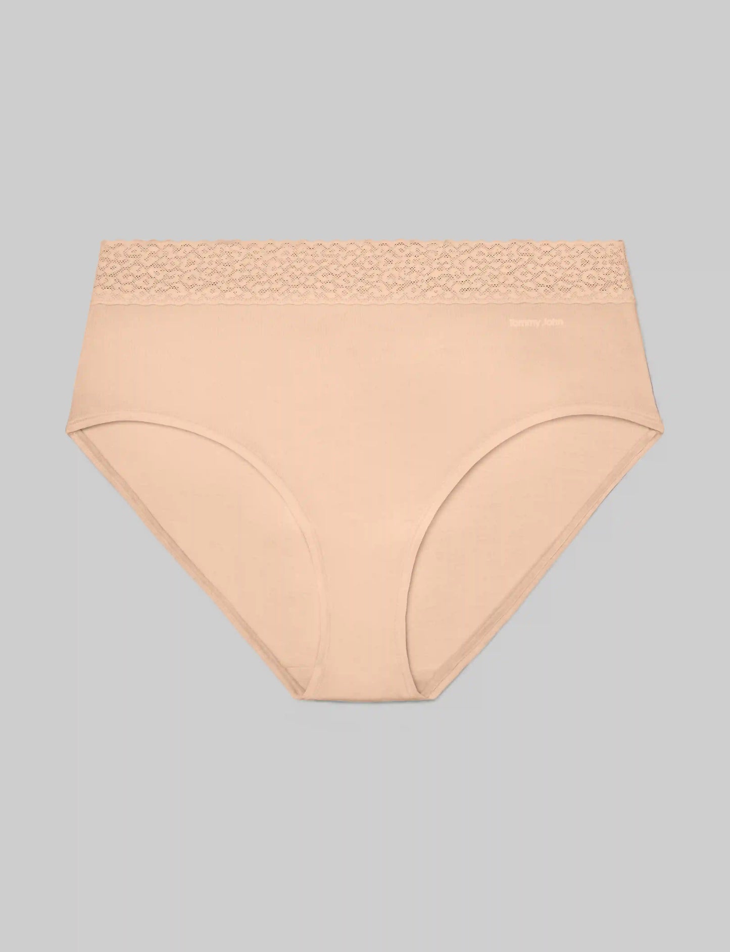 Women's Second Skin High Rise Brief, Lace Waist
