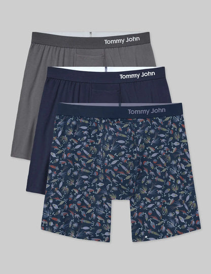 Cool Cotton Relaxed Fit Boxer 6" (3-Pack)