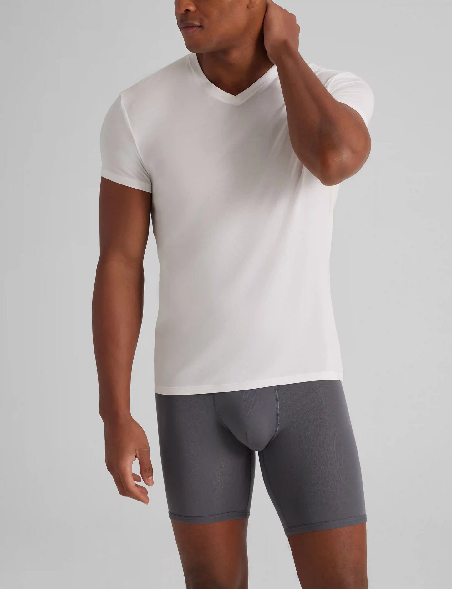 Second Skin High V-Neck Modern Fit Undershirt (6-Pack)