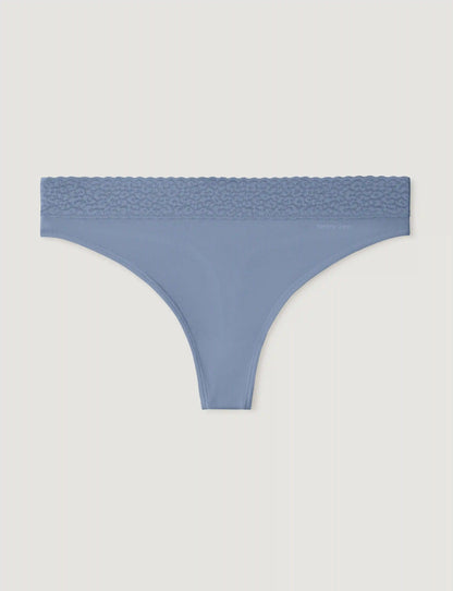 Women's Second Skin Thong, Lace Waist