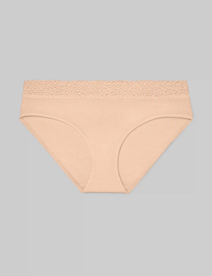 Women's Second Skin Brief, Lace Waist
