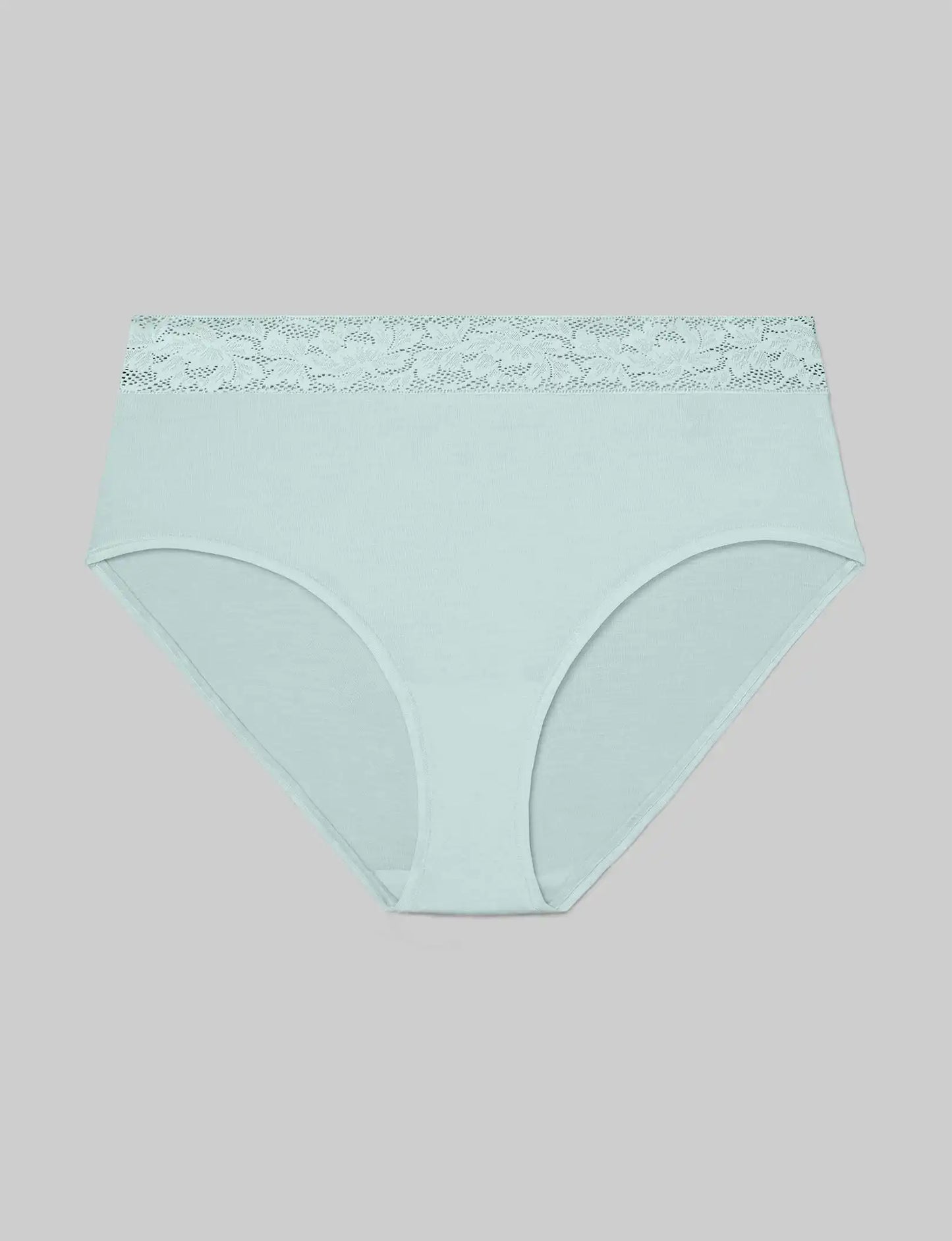 Women's Second Skin High Rise Brief, Lace Waist