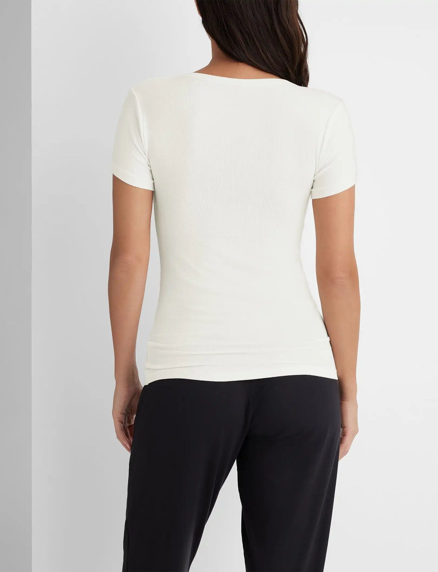 Women's Micro Rib Cap Sleeve Tee