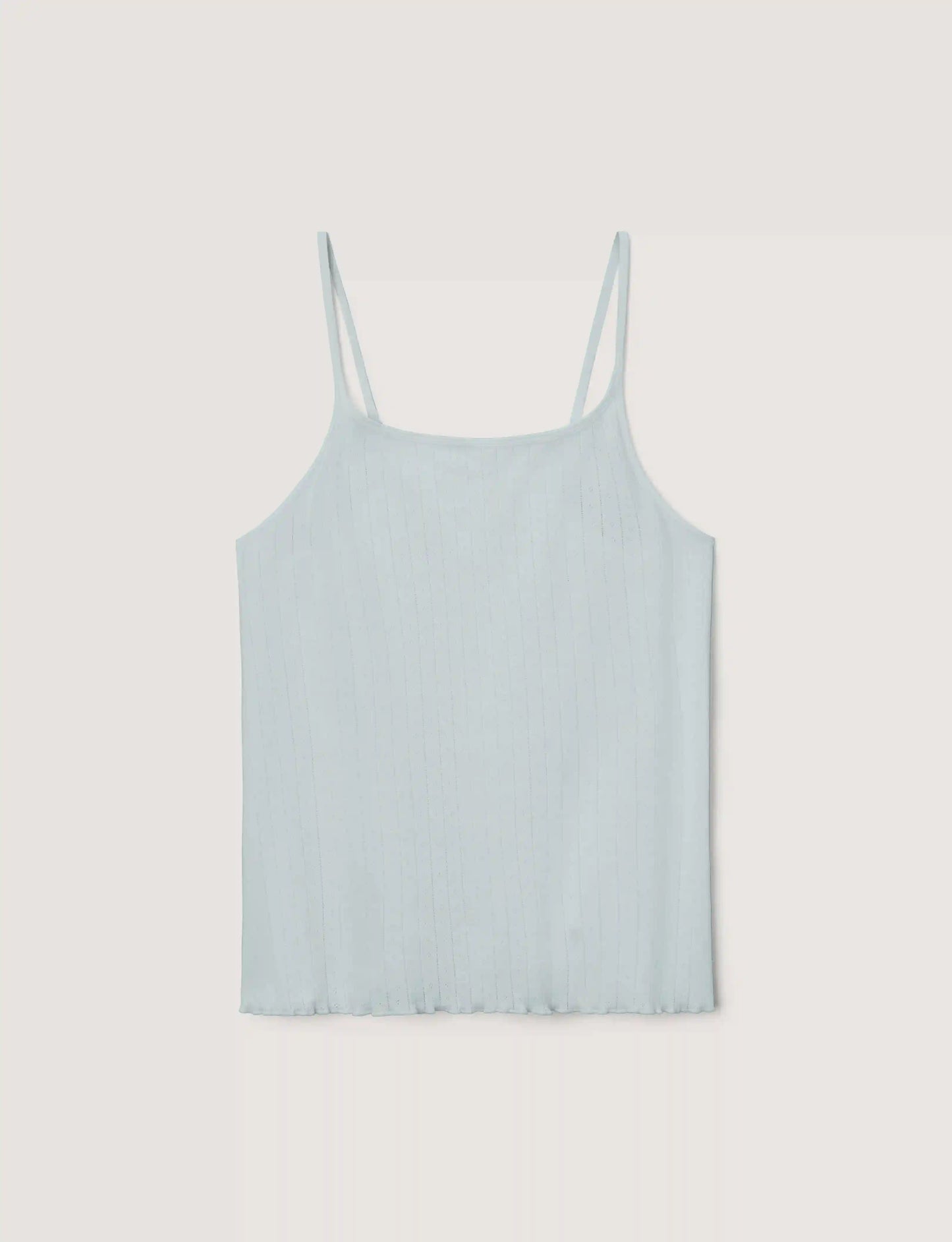 Women's Cotton Pointelle Rib Camisole