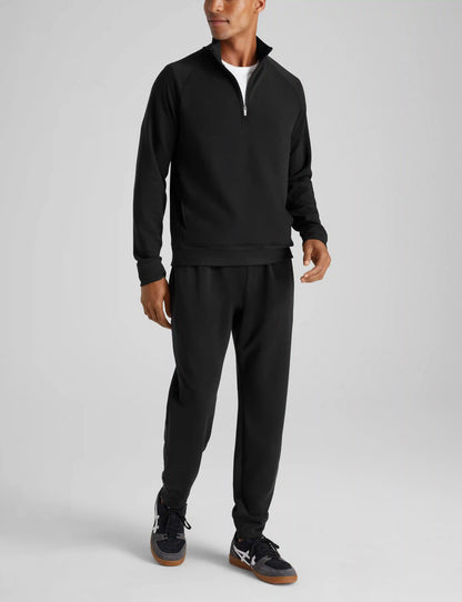 Luxe Traveler Knit Quarter Zip & Jogger Set