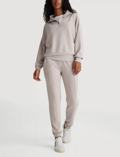 Women's Luxe Traveler Knit Quarter Zip & Jogger Set