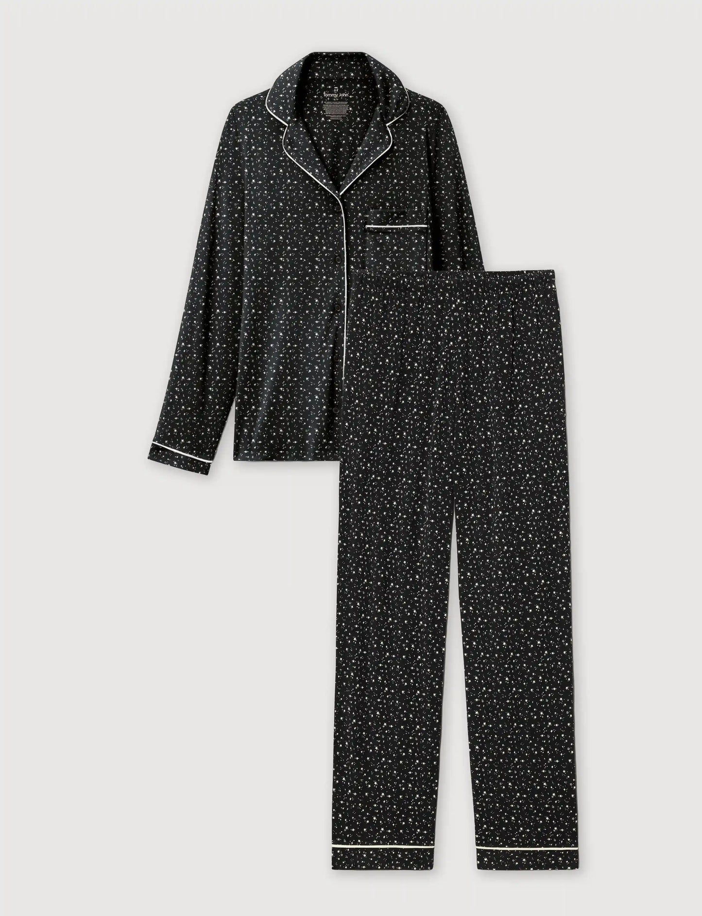 Women's Downtime Long Sleeve Pajama Top & Pant Set