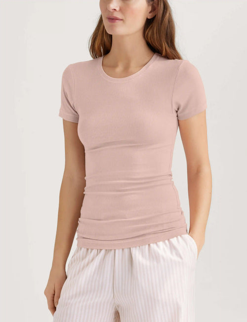 Women's Micro Rib Cap Sleeve Tee