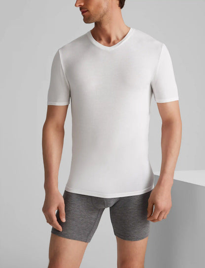 Second Skin High V-Neck Stay-Tucked Undershirt (3-Pack)