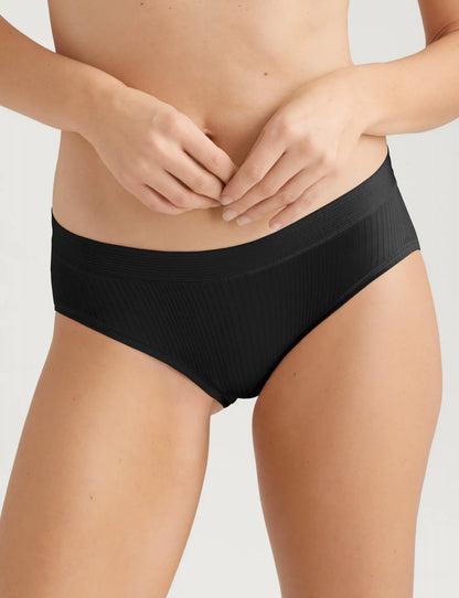 Women's Second Skin Luxe Rib Brief (3-Pack)