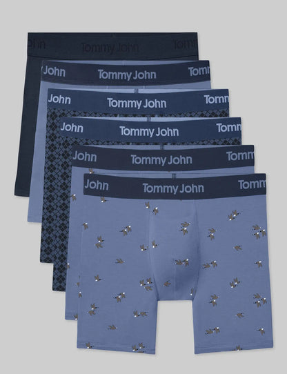 Second Skin Mid-Length Boxer Brief 6" (6-Pack)
