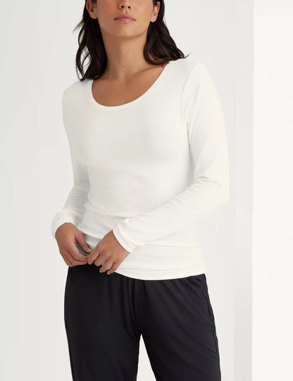 Women's Micro Rib Long Sleeve Tee