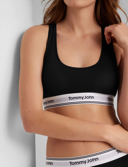 Signature Cotton Scoop Bralette