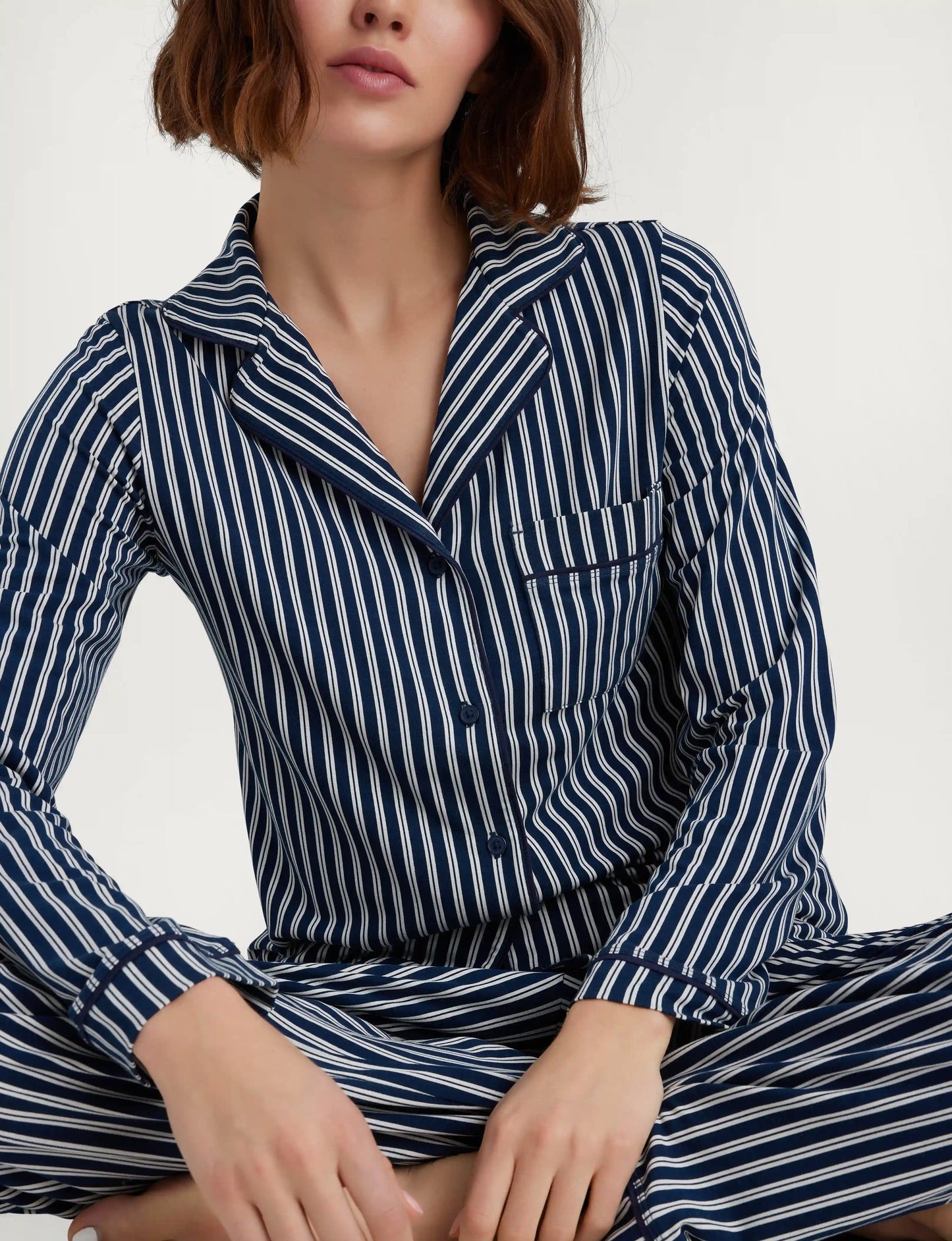 Women's Downtime Long Sleeve Pajama Top & Pant Set