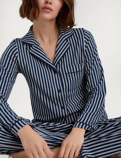 Women's Downtime Long Sleeve Pajama Top & Pant Set