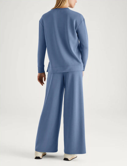 Women's Luxe Traveler Knit Long Sleeve Crew & Pant Set