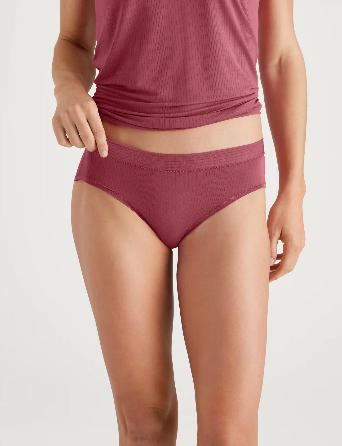 Women's Second Skin Luxe Rib Brief (3-Pack)