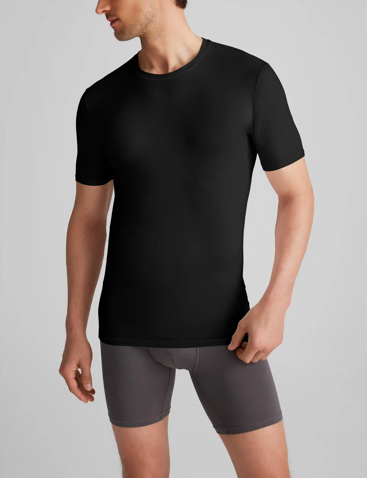 Cool Cotton Crew Neck Stay-Tucked Undershirt (6-Pack)