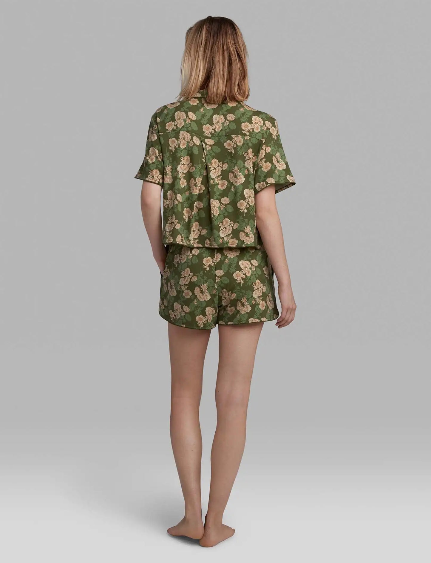 Women's Downtime Pullover Pajama Top & Short Set
