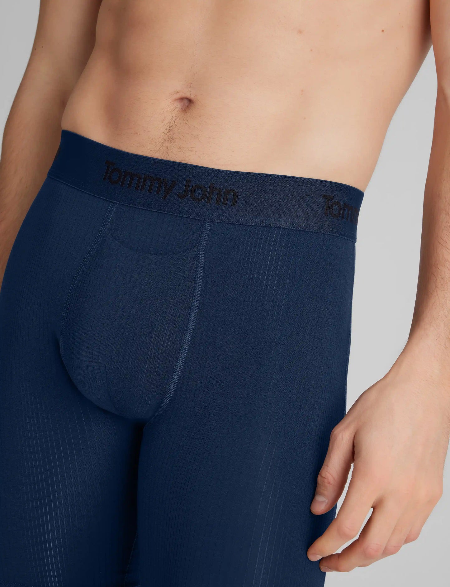 Second Skin Luxe Rib Boxer Brief 8"