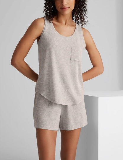 Women's Second Skin Sleep Pocket Tank & Short Set