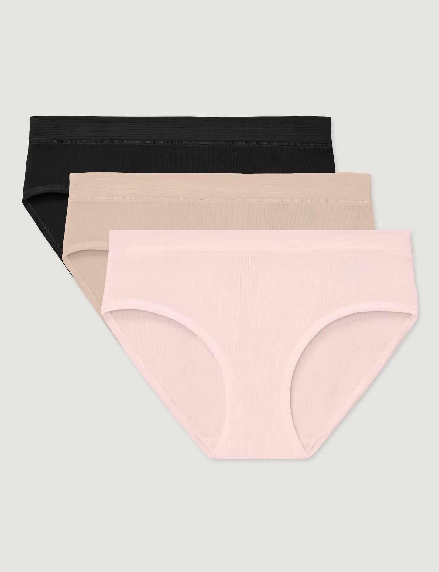 Women's Second Skin Luxe Rib Brief (3-Pack)