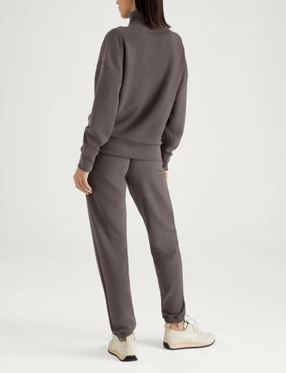 Women's Luxe Traveler Knit Quarter Zip & Jogger Set