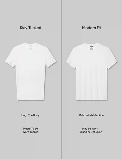 Second Skin High V-Neck Modern Fit Undershirt