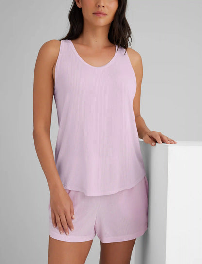 Women's Second Skin Luxe Rib Sleep Tank