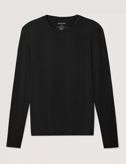 Women's Second Skin Luxe Rib Long Sleeve Crew Neck